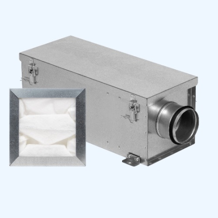 FBCr-P 100 и фильтр карманный (материал) FCP 100 (G4-EU4) Комплект фильтр-бокс карманный